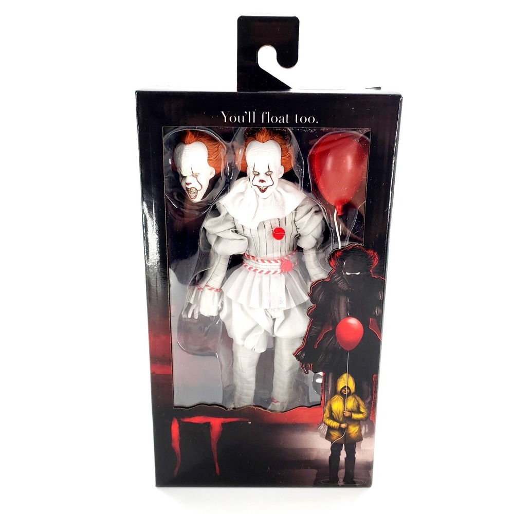 NECA IT Pennywise 8" Clothed Action Figure Brand New Sealed